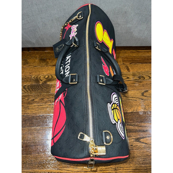 Louis Vuitton Keepall Bandouliere 55 NBA LV Black Basketball Weekend Travel Bag - Picture 10 of 12